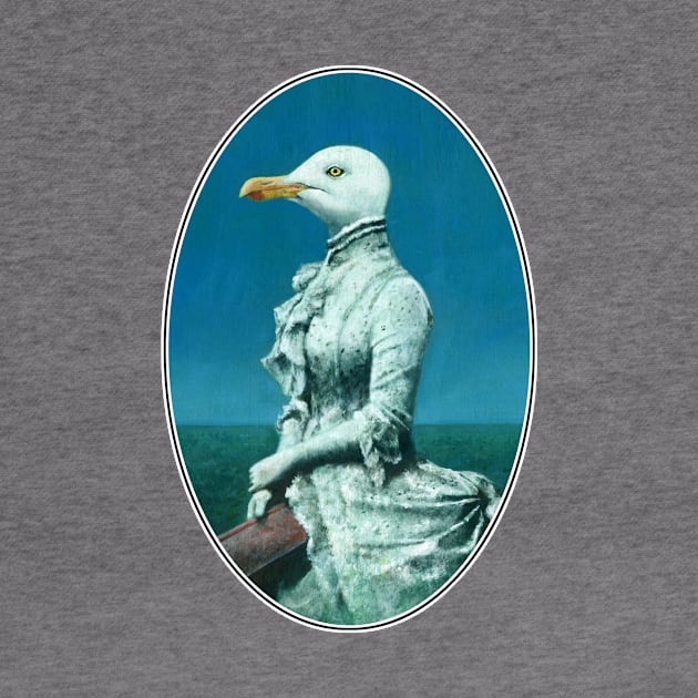 Victorian seagull Lady Oval by mictomart